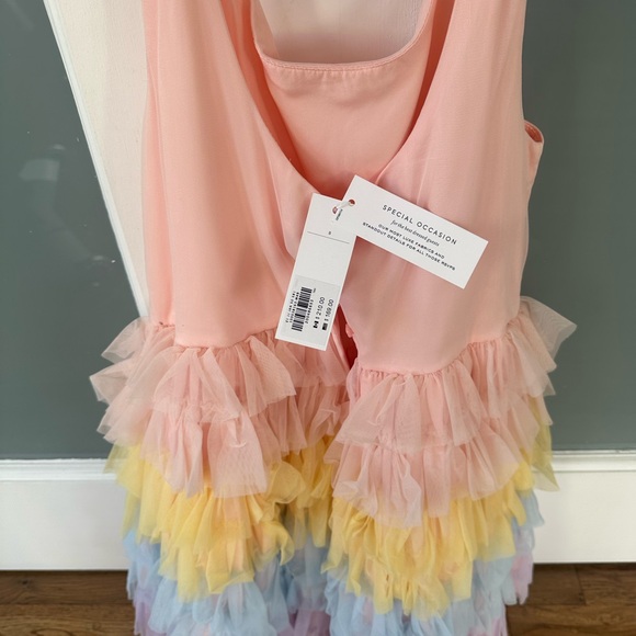 Janie and Jack Pink and Yellow Formal Dress - Picture 4 of 5